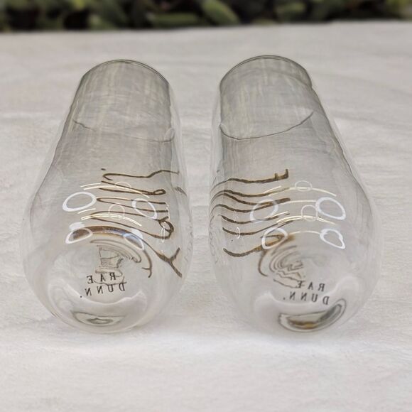 Rae Dunn MINE and YOURS Stemless Champagne Flutes - Set of 2 - Picture 4 of 8